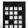 Nightlight "Matrix" LED from batteries 3HAAA USB black 10x10x23cm Risalux