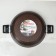 Stear, d = 30 cm, h = 8.5 cm, removable handles, glass cover, anti -stick coating, brown color