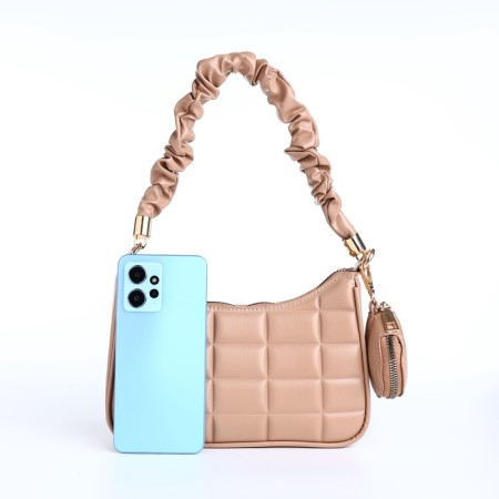 Baget bag, lightning department, beige color-8