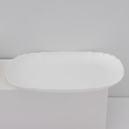 Set of substitution plates Luminarc Lotusia, d = 25.5 cm, glass ceramic, 6 pcs, white color-1