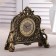 Table hours "Fireplace", 21 x 19 x 6.5 cm, D-7 cm, gold