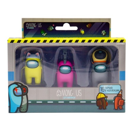 A set of figures-stamps YUME AMONG US, 3 pcs-1