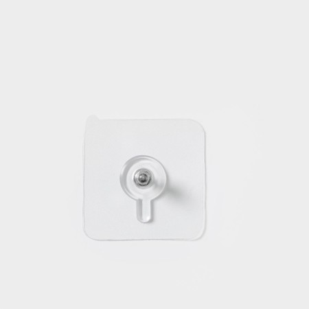 A transparent -based holder, wall -mounted, 5.7 × 5.7 cm, 10 pcs-7