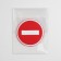 Thermal appliance "Entrance is prohibited", 5 × 5 cm, red color