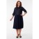 Women's dress, size 62, blue color