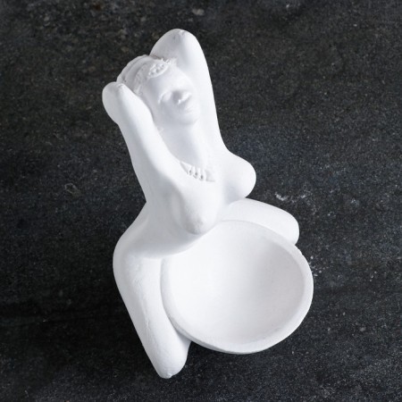 Candy Candy "Mulattus" White 26x16x14cm-2