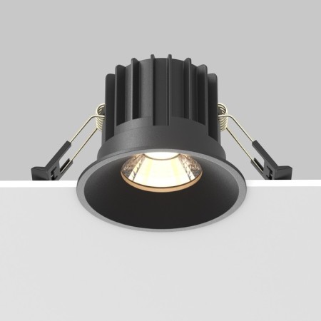 The built-in lamp Technical DL058-12W3K-B, 12W, 8x8x6 cm, Led, 910lm, 3000k, black color black-6