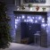 Garland "fringe" 3 × 0.5 m, IP20, transparent thread, 80 LED, white glow, 8 modes, 220 V
