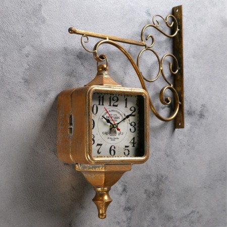 Watching double -sided watches, on the suspension "street lantern", a smooth move, 40 x 31 cm-2