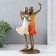 Souvenir Polystone "Selfies of Girlfriends" Bronze, Orange-White 13x8x25.5 cm