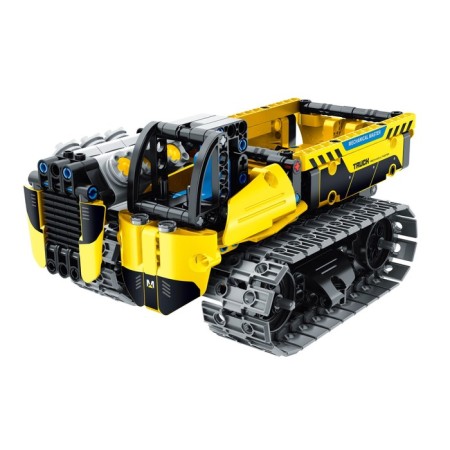 Radio -controlled designer "Construction bulldozer", 3 assembly options, 452 parts-2