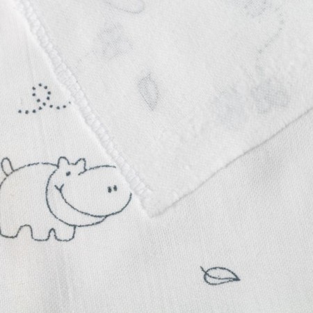 Flanel diaper, size 75x120 cm, color mix, 170 g/m, cotton 100%-5