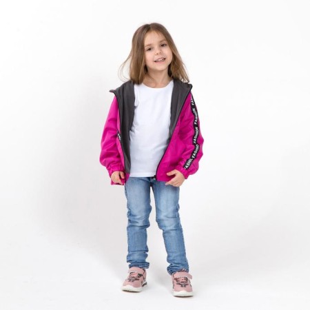 Vetrovka nursery, raspberry color, height 110-116 cm-4