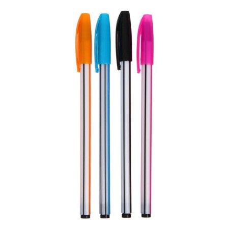 Balloon handle Calligrata "stripes", 0.5 mm, blue rod, mix-3