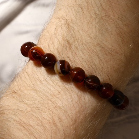 Bracelet Shar No. 10 “Agat Brown”-3
