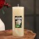 Candle-cylinder aromatic "Jasminovid Middles", 6x15 cm