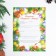 Letter to Santa Claus "New Year - 3" with a craft envelope, mix