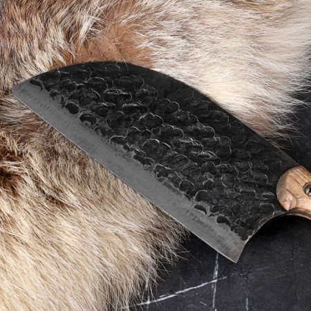 Serbian hatchet, steel - 45, handle - ash, blade - 23 cm-2