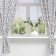 Curtains for the kitchen Ethet Triangles 149x180 cm - 2 pcs, grabbing - 2 pcs, 80% HL, 20% PE