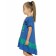 Dress for girls, height 92 cm, blue color