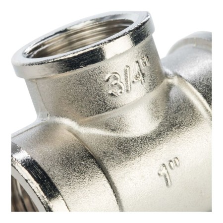 The transitional SFT-0022-001341, 1 "x 3/4" x 1 ", internal thread, nickel. Brass-3