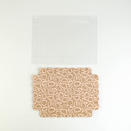 Cookie box, confectionery packaging with PVC lid, Make Today Magic, 22 x 15 x 3 cm-5