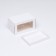 Box for roll with a window, white 16.5 x 11 x 10 cm