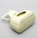 A scoop for cleaning dogs with packet pocket pockets, 15.5 cm x 9.5 cm x 13 cm, green