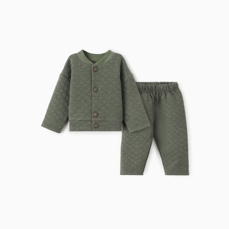 Costume: sweatshirt and pants crumb I, height 74-80 cm, khaki
