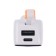 External battery DX151, 5000 mAh, USB, Type-C, Type-C cable, lantern, white