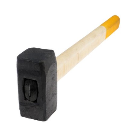 Sledgehammer forged scrap, 4 kg, wooden handle-2