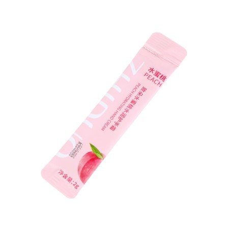 Moisturizing hand cream with peach, set 2 g x 10 pcs