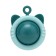 A toy for cats with cat mint "rotating cat", 6.9 x 5.5 cm, blue