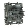 Switch Legrand Etika 672301, 10 A, 1 key, hidden, ivory