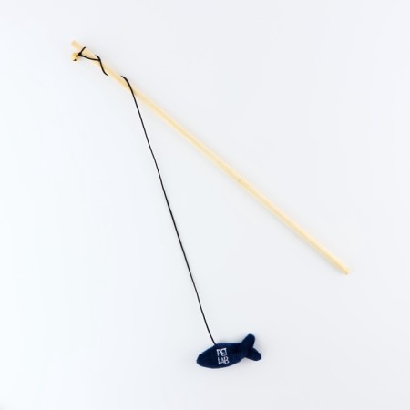 Teaser "fish" with a toy, blue-3