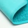 2-in-1 rug for a bowl/toilet for animals "Paw", 40 x 30 cm, turquoise