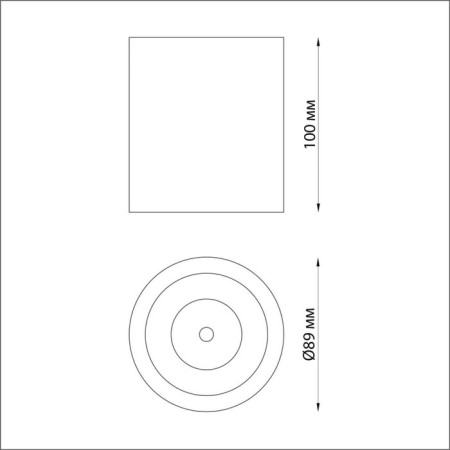 Over lamp, 10W LED, 4000K, 800LM, white/gold color-1
