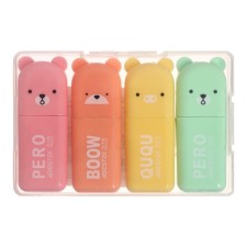 A set of markers of textbooks 4 colors 