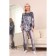 Female suit, size 42, gray color