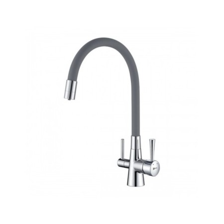 LEMARK COMFORT LM3075C-GRAY kitchen mixer, single-leaf, with output for drinking water