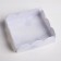 Cookie box, confectionery packaging with PVC lid, just for you, 10.5 x 10.5 x 3 cm