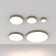 Ceiling light Technical C032CL-L96MG4K, LED, 90W, 60x60x5.8 cm, 9000lm, color matte gold