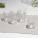 A set of glasses, glass, d = 8 cm, h = 10 cm, 260 ml, 6 pcs