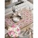 A set of napkins for setting the table "Flower tenderness", rectangular, rounded edges, size 30x46 cm, 4 pcs