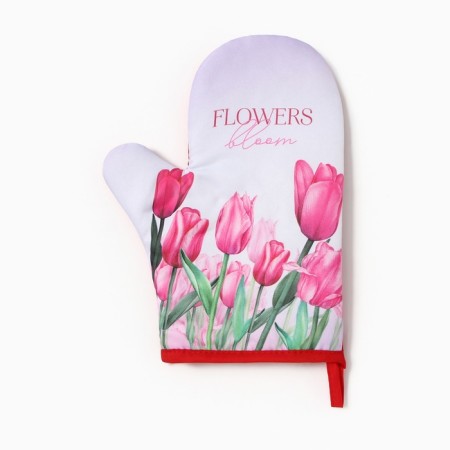 Mitten-seizure "Tulips" 20x27cm, 100% p/e