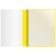 Folder with 10 A4 inserts, 160 μm, calligrata, with perforation, yellow