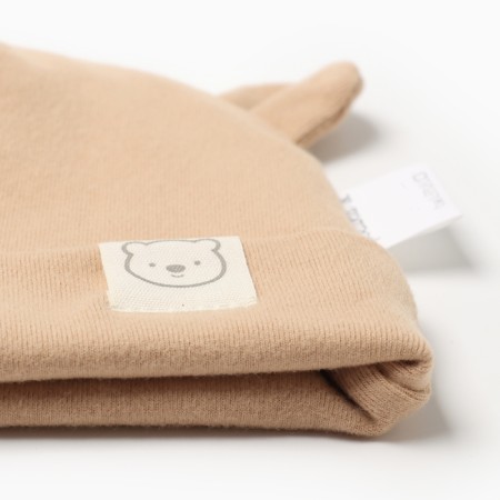 Red hat I "Bear" R.46-48, 3-15 months. beige-1