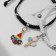 Bracelets "Demetrons" clown and balls, color, 7 cm