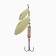 Spinning spinning namazu ahimonda, 16 g, brass color