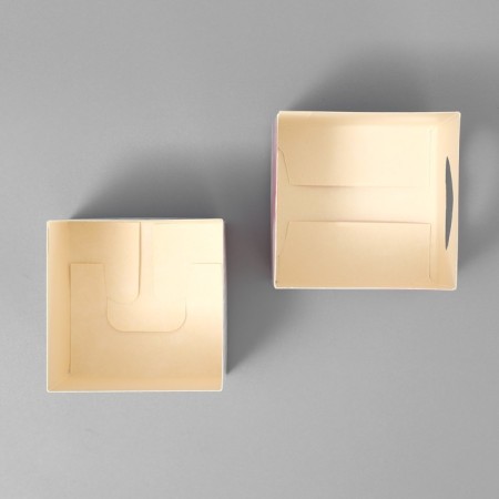 Bonbonnier box, gift packaging, pink clouds, 6 x 7 x 6 cm-5